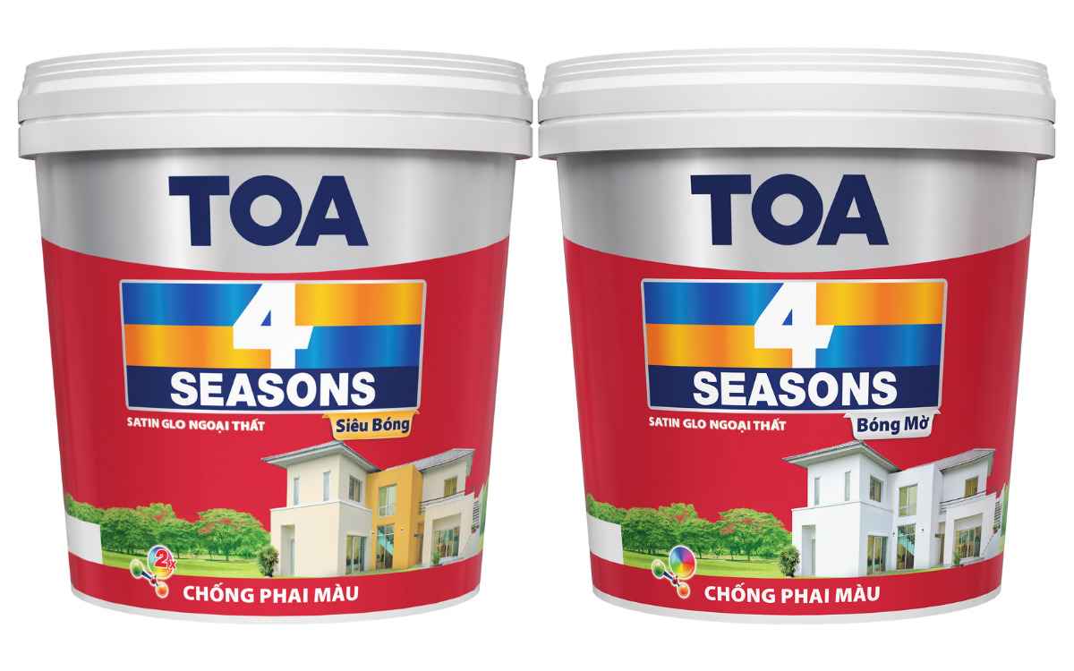 Sơn nước ngoại thất TOA 4 Seasons Exterior Satin Glo