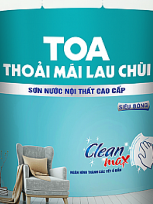 Sơn nước nội thất cao cấp TOA Thoải Mái Lau Chùi Siêu Bóng