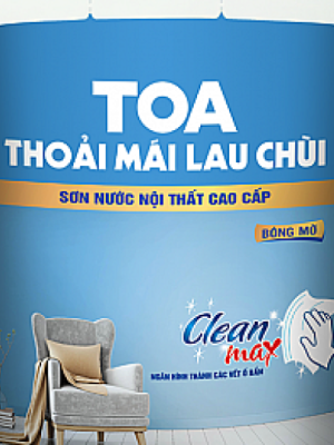 Sơn nước nội thất cao cấp TOA Thoải Mái Lau Chùi Bóng Mờ