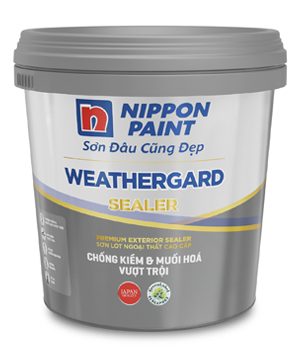 Sơn Lót Ngoại Thất Nippon WeatherGard Sealer – Giải Pháp Chống Kiềm & Bảo Vệ Tường Tối Ưu