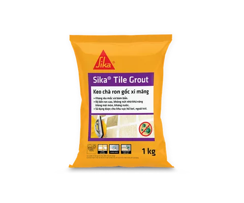 Keo Chà Ron Sika Tile Grout – Gốc Xi Măng, Chống Thấm, Dễ Thi Công