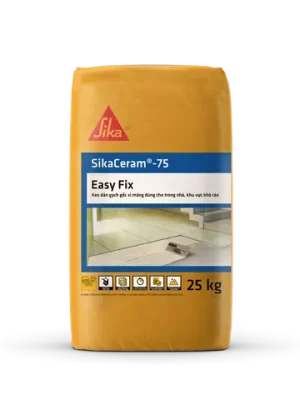 SikaCeram 75 Easy Fix – Keo dán gạch gốc xi măng, độ bám dính cao