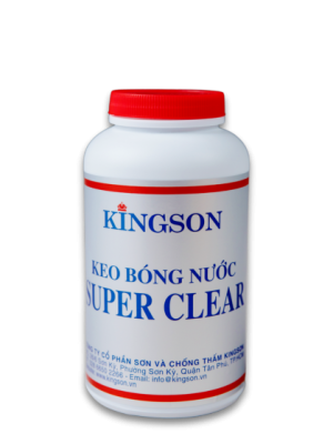 SUPER CLEAR – Keo bóng nước chống thấm, không mùi và an toàn