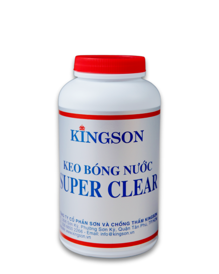 SUPER CLEAR – Keo bóng nước chống thấm, không mùi và an toàn