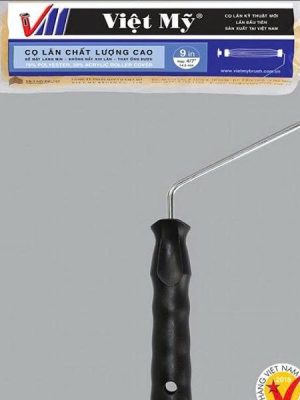 Cọ lăn Việt Mỹ cán đen – Cọ lăn cao cấp, bền bỉ, thi công mượt mà